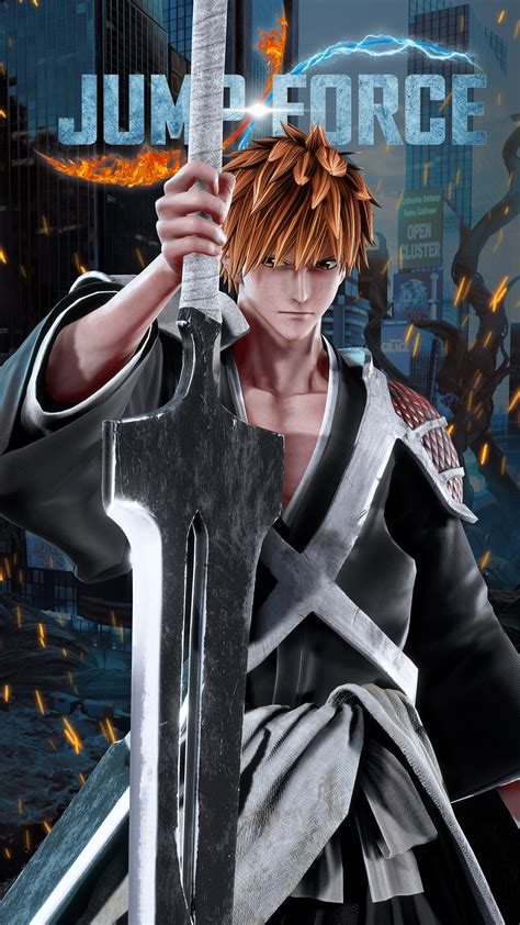 Jump Force Ichigo Wallpapers Cat With Monocle