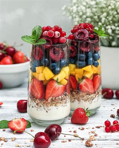 Fresh Fruit Parfaits By Jadoresmoothies Quick And Easy Recipe The