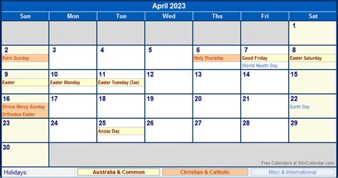 Calendar 2023 With Public Holidays Nsw Calendar 2023 With Federal