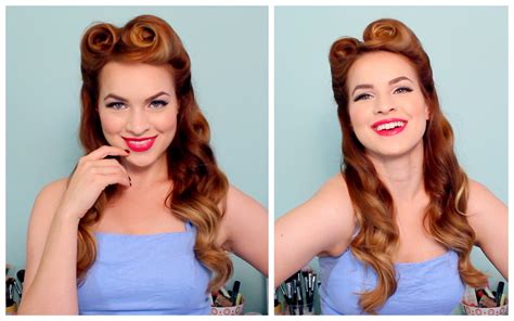 vintage haarstyling victory rolls …so gehts rockabilly rules magazine