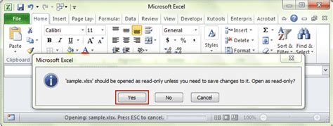 How To Remove Or Disable Read Only In Excel File Xlsxlsx