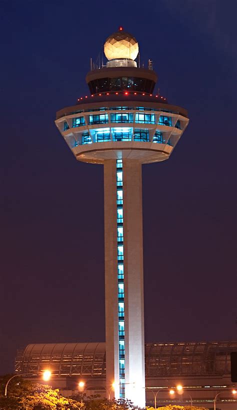Nights In Singapore Part 1 Airport Control Tower Control Tower