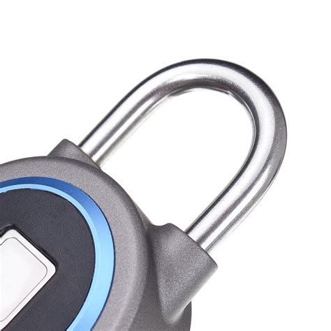 Waterproof Keyless Portable Bluetooth Smart Fingerprint Lock Padlock
