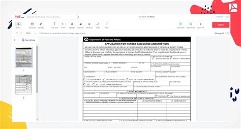 Va Form 10 2850a Printable Va Application 10 2850a — Pdfliner