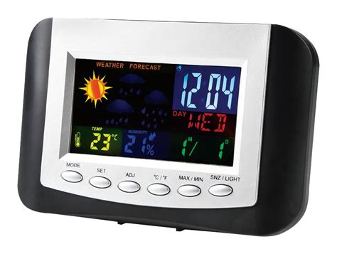 Rcws100a Rca Alarm Clock Weather Station Full Color Display