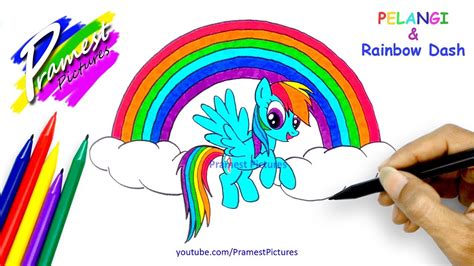 Menggambar dan mewarnai kuda poni 🐴 nada mewarnai rainbow dash 🌸nana toys review. Gambar Mewarnai Kuda Poni Rainbow Dash | Kumpulan Gambar Bagus