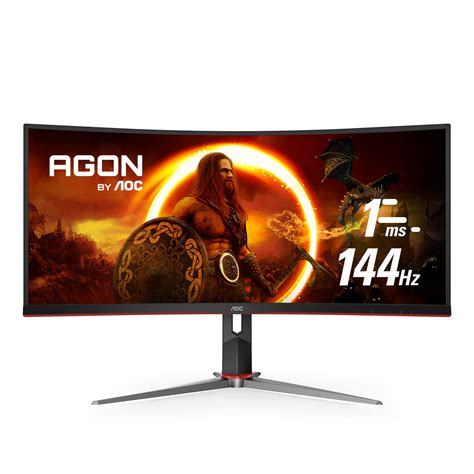 Buy Aoc Cu34g2x 34 Curved Frameless Immersive Gaming Monitor