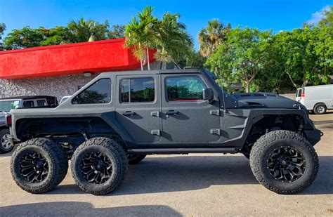Jeep Gladiator 6x6 By Soflo Jeeps Stands Out From Other Six Wheelers