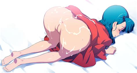 Rule 34 After Sex All Fours Anus Ass Barefoot Bed Blush Bulma Briefs