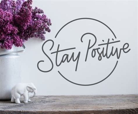 Excited To Share This Item From My Etsy Shop Stay Positive Wall