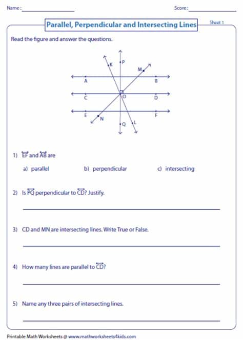 Mathworksheets4kids Angles In Transversal Answer Key ...