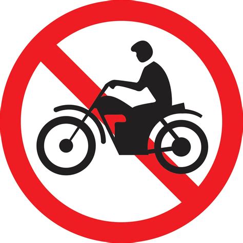 Biển báo cấm xe gắn máy