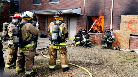 Firefighter Training At Former Franklin Heights Complex