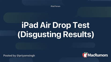 Ipad Air Drop Test Disgusting Results Macrumors Forums