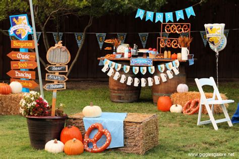 how to host backyard oktoberfest party giggles galore