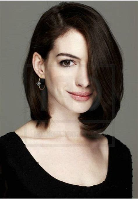 20 Photos Anne Hathaway Medium Haircuts