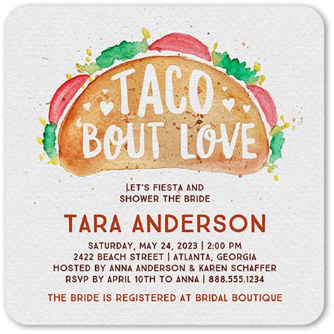 Awesome Tacos 5x5 Flat Stationery Card By Éclair Paper Company Shutterfly