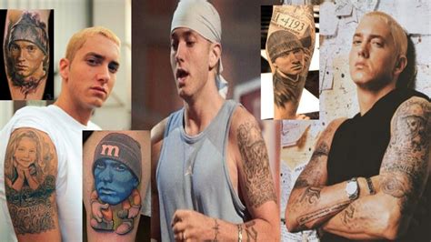 Eminem Tattoo Designs Rapper Eminem 2k20 Youtube