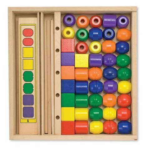 Melissa And Doug Bead Sequencing Set Stem Toys Wooden Toys Design