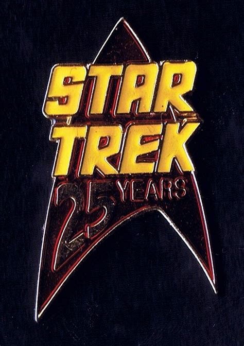 Star Trek Insignia Original Series Command 25th Anniversary
