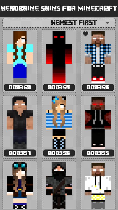 Herobrine Skins For Minecraft Peappstore For Android