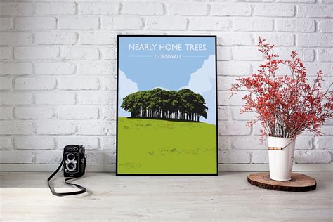 Nearly Home Trees Cornwall Digital Print Etsy UK