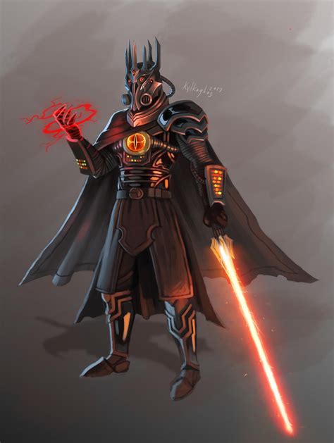 Star Wars X Lord Of The Rings Darth Sauron By Kyle Kayhos Herring