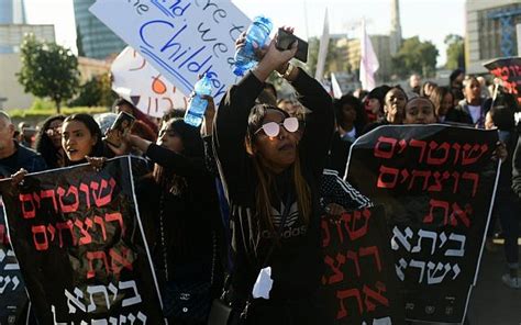 Hundreds Block Tel Aviv Roads In Ethiopian Led Protest Against Police