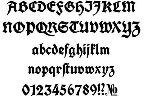 Gotisch Schrift Fontes De Letra Letras Do Alfabeto Fontes De Letras