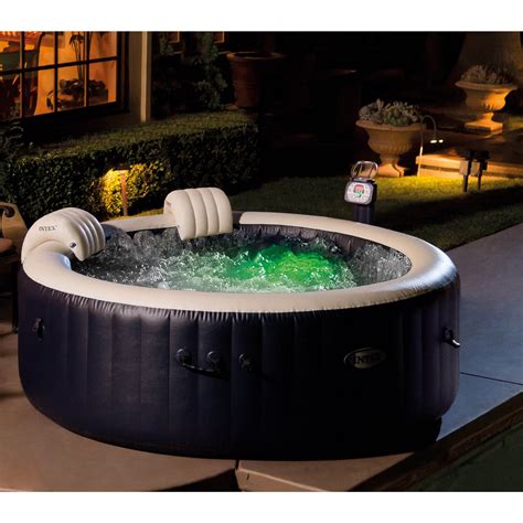 Intex 28405e Pure Spa 4 Person Inflatable Heated Hot Tub With Soft Foam Headrest 193802030112 Ebay