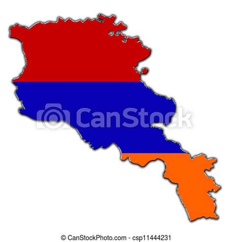 Stylized contour map of armenia. Outline map of armenia covered in ...