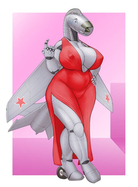 Rule 34 Aeromorph Aircraft Anthrofied Big Breasts Chubby Dress