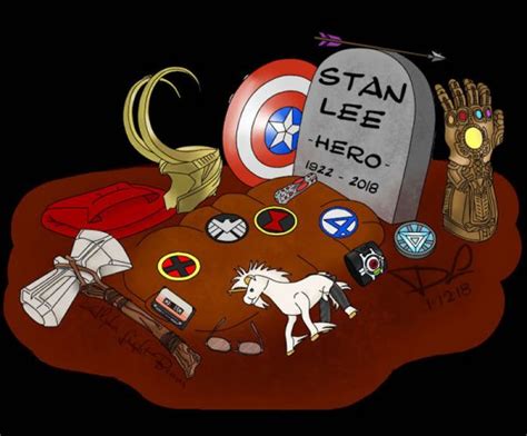 30 Illustrations Qui Rendent Un Dernier Hommage à Stan Lee Le Père