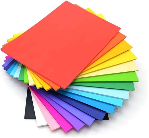 Dsr 100 Pcs Color A4 Medium Size Sheets 10 Sheets Each Color Art And