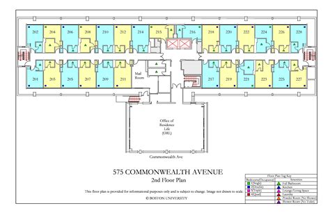 575 Commonwealth Ave Floor Plan Housing Boston University