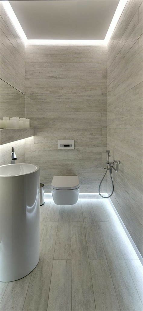Angenehme Atmosph Re Durch Indirekte Beleuchtung Led Zenideen Modern Bathroom Design