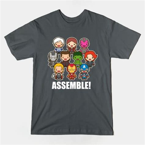 Assemble T Shirt The Shirt List Shirts T Shirt Avengers Tshirt