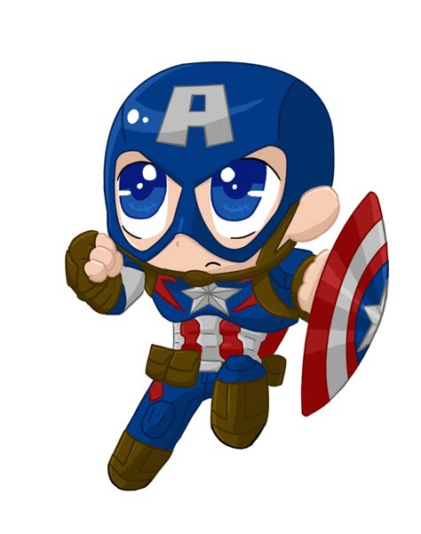 Captainamerica Aou Chibi By Nickyparsonavenger Captain America Art