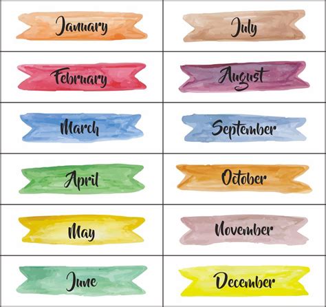 Monthsoftheyearlabels Months In A Year Printables Free Kids
