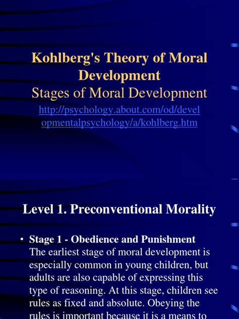 05 Kohlbergs Theory Of Moral Development