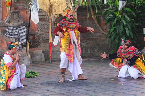 Barong Dance Batibulan Bali Indonesia Editorial Stock Image Image