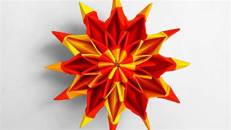 Origami Fireworks How To Make A Paper Moving Fireworks Transforming