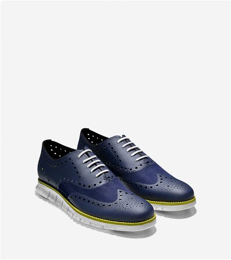 Lyst Cole Haan Zerogrand No Stitch Oxfords In Blue For Men