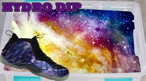 Hydro Dipping Galaxy Foamposites In The Stars Youtube