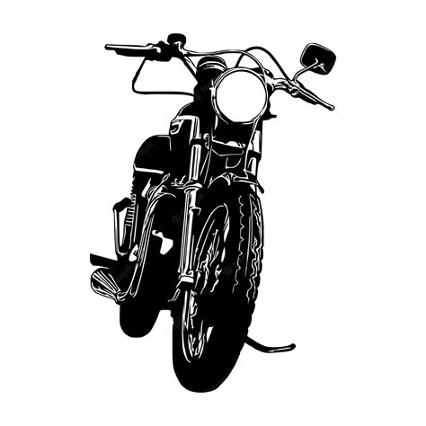 Premium Vector Motorcycle Silhouette Vectorblack Motorcycle