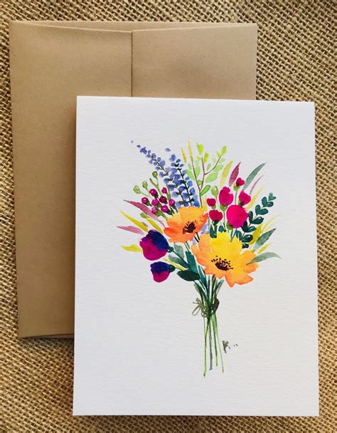 Hand Painted Greeting Cards Paintyu
