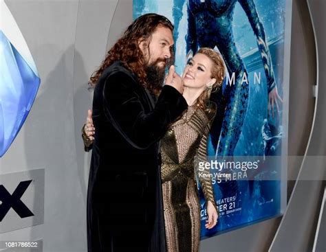 Jason Momoa Amber Heard Photos And Premium High Res Pictures Getty Images