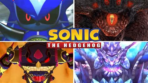 Evolution Of Sonic Games Secret Final Bosses 1994 2017 Youtube