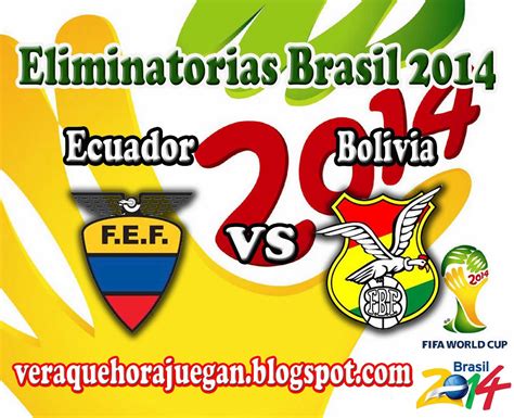 Tras fallar su primer disparo: Ver A Que Hora Juegan: Ver Ecuador vs Bolivia en vivo ...
