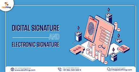 Difference Between Digital Signature And Electronic Signature Ebizfiling